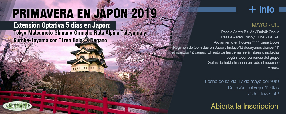 Primavera en Japón 2019