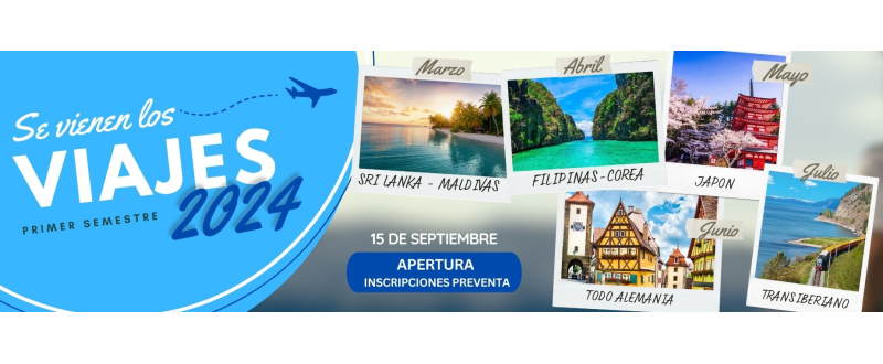 TODOS LOS VIAJES 2024