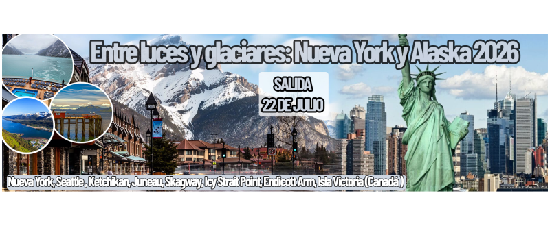 ALASKA CON NUEVA YORK 2026